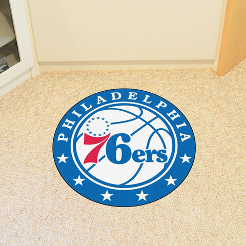Philadelphia 76ers Roundel Mat 27" diameter 