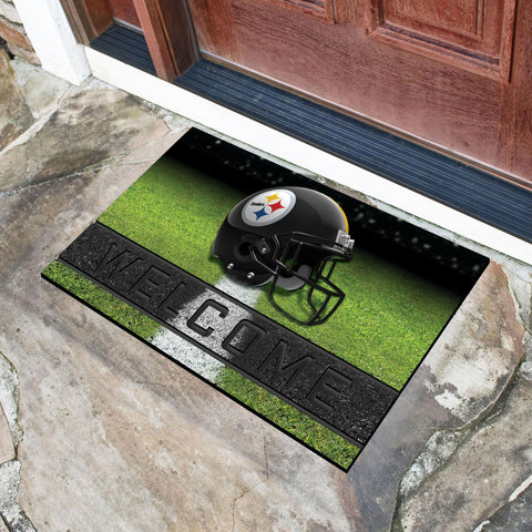 Pittsburgh Steelers Crumb Rubber Door Mat 18"x30" 