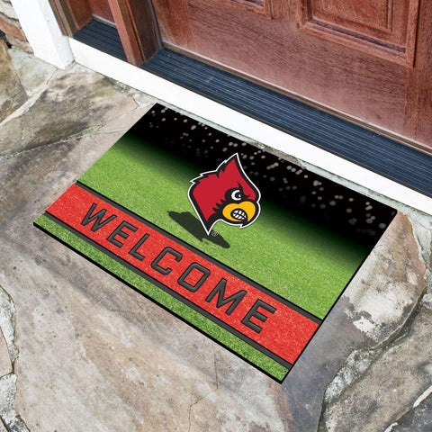 Louisville Cardinals Crumb Rubber Door Mat 18"x30" 