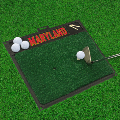 Maryland Terrapins Golf Hitting Mat 20" x 17" 