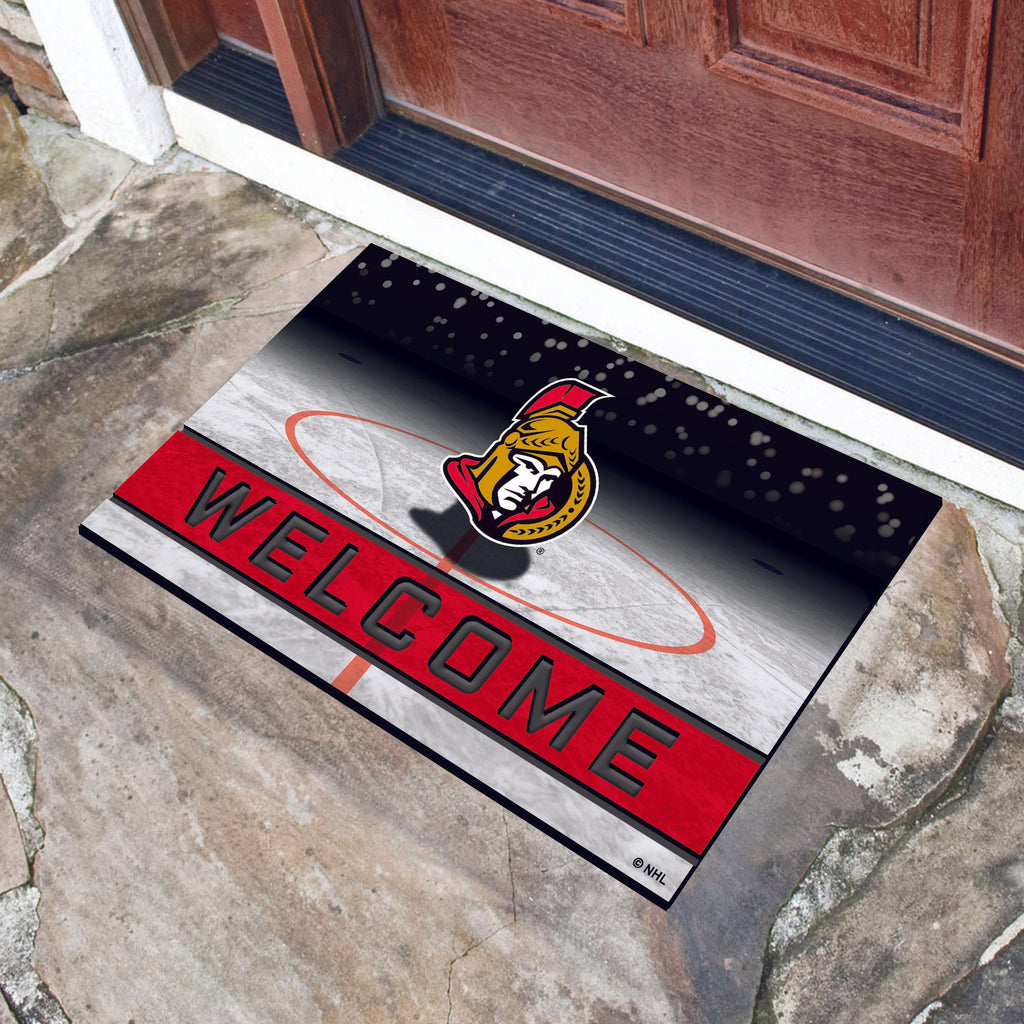 Ottawa Senators Crumb Rubber Door Mat 18"x30" 