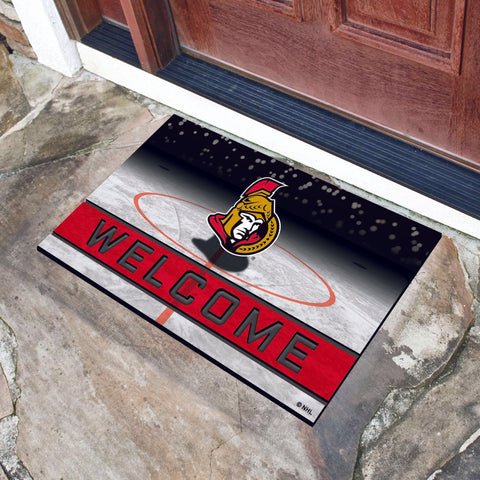 Ottawa Senators Crumb Rubber Door Mat 18"x30" 
