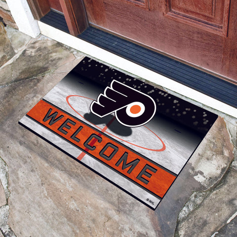 Philadelphia Flyers Crumb Rubber Door Mat 18"x30" 