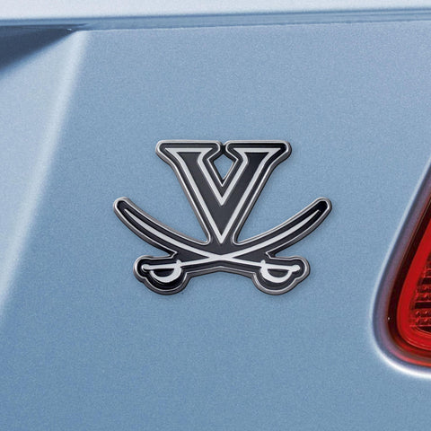 Virginia Cavaliers Chrome Emblem 3"x3" 
