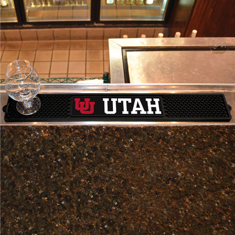 Utah Utes Drink Mat 3.25"x24" 