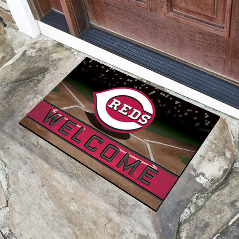 Cincinnati Reds Crumb Rubber Door Mat 18"x30" 