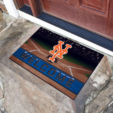 New York Mets Crumb Rubber Door Mat 18"x30" 