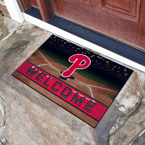 Philadelphia Phillies Crumb Rubber Door Mat 18"x30" 