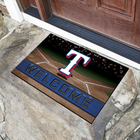 Texas Rangers Crumb Rubber Door Mat 18"x30" 