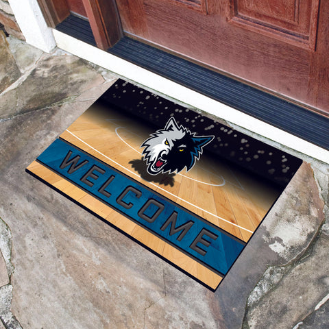 Minnesota Timberwolves Crumb Rubber Door Mat 18"x30" 