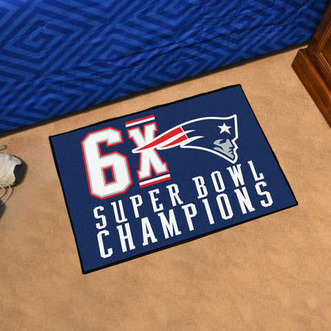 New England Patriots Championship Starter Mat 19"x30" 