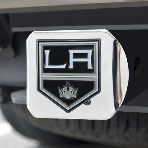 Los Angeles Kings Color Hitch Cover Chrome 3.4"x4" 
