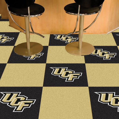 Central Florida Knights Team Carpet Tiles 18"x18" tiles 