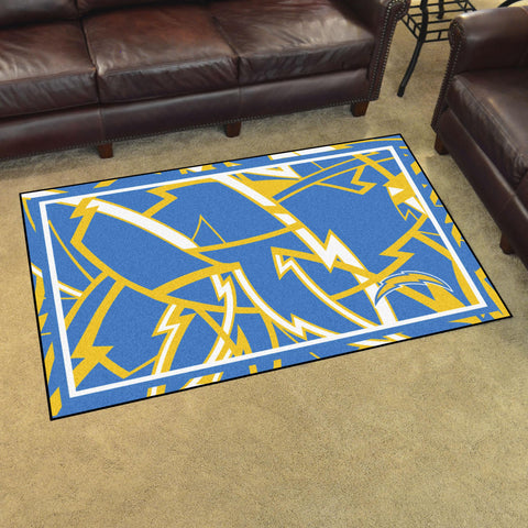 Los Angeles Chargers XFIT 4x6 Rug 44"x71" 