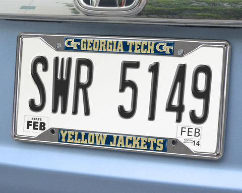 Georgia Tech Yellow Jackets License Plate Frame 6.25"x12.25" 