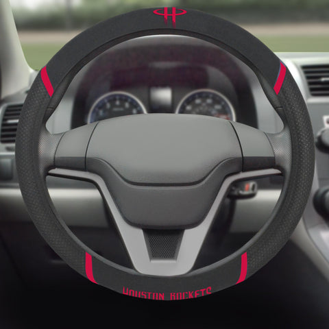 Houston Rockets Steering Wheel Cover 15"x15" 