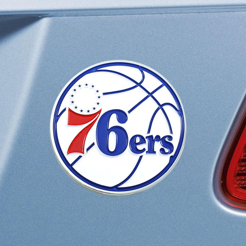 Philadelphia 76ers Color Emblem 3"x3.2" 