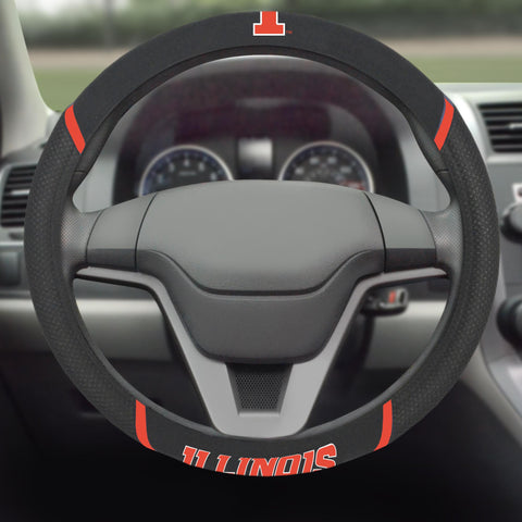 Illinois Fighting Illini Steering Wheel Cover 15"x15" 