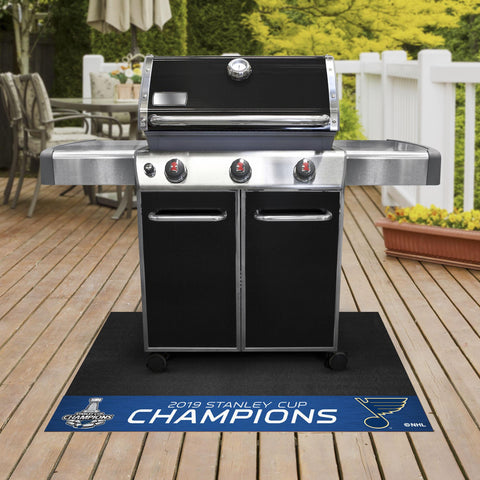 St. Louis Blues 2019 Stanley Cup Champions Grill Mat 