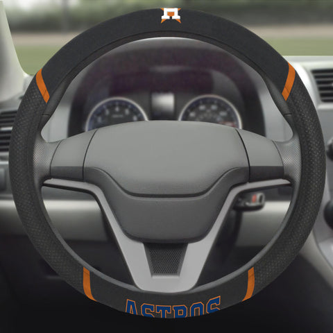 Houston Astros Steering Wheel Cover 15"x15" 