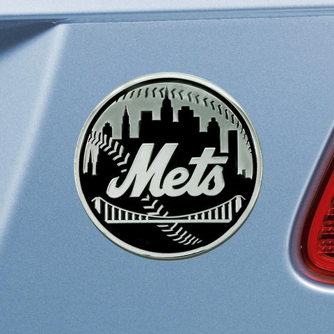 New York Mets Chrome Emblem 3"x3.2" 