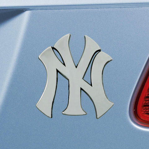 New York Yankees Chrome Emblem 3"x3.2" 
