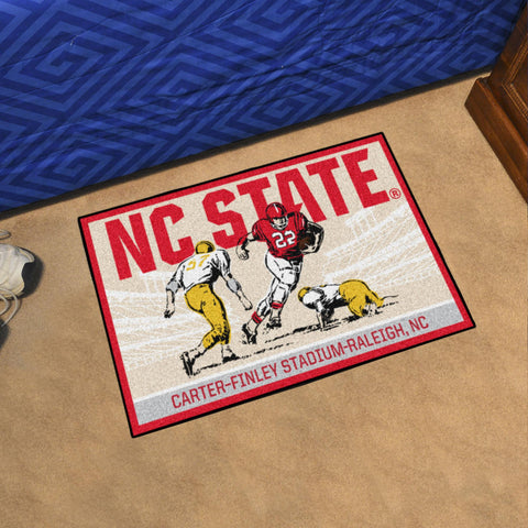 North Carolina State Wolfpack Starter Mat Ticket 19"x30" 