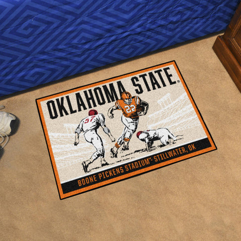 Oklahoma State Cowboys Starter Mat Ticket 19"x30" 