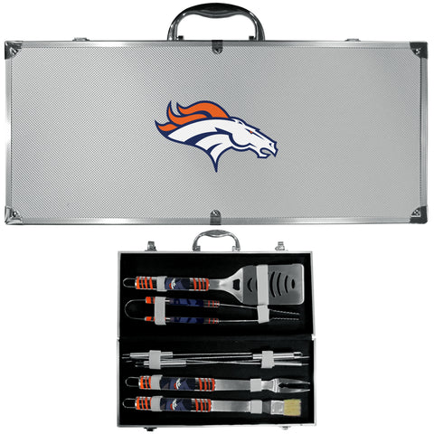 Denver Broncos 8 pc BBQ Set - Tailgater