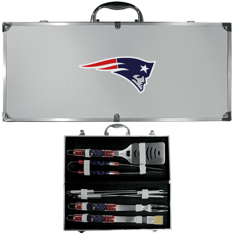 New England Patriots 8 pc BBQ Set - Tailgater
