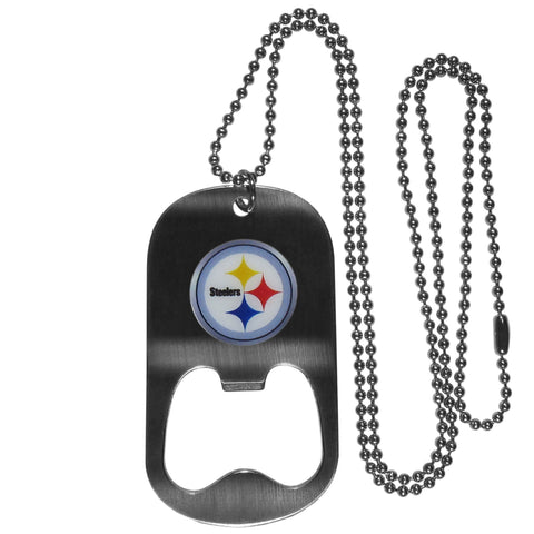 Pittsburgh Steelers Bottle Opener Tag Necklace