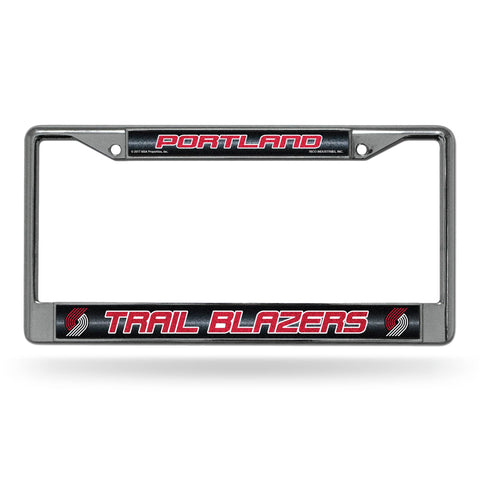 Portland Trail Blazers License Frame - Chrome Glitter