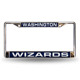 Washington Wizards Chrome Laser License Frame