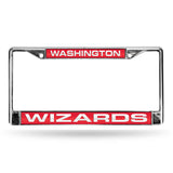 Washington Wizards Chrome Laser License Frame