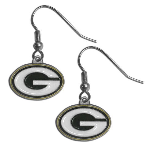 Green Bay Packers Earrings - Dangle Style
