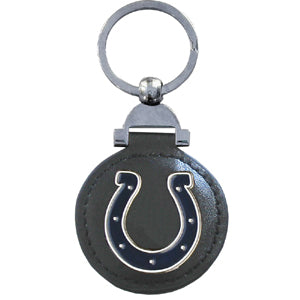 Leather Key Ring Indianapolis Colts