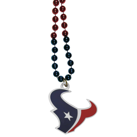 Houston Texans   Mardi Gras Necklace 