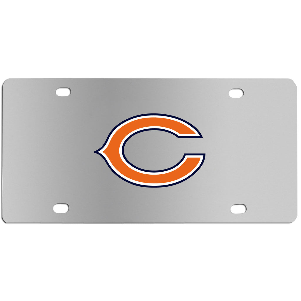 Chicago Bears   Steel License Plate Wall Plaque 