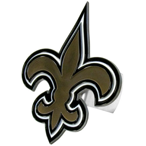 FANMATS 22589 Coprigancio Traino Metallo New Orleans Saints Logo 3D Per Gancio Classe III 2 Pollici - 3