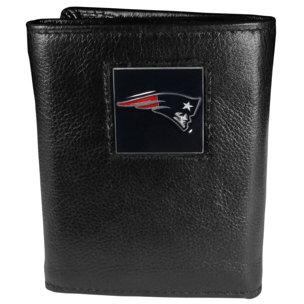 New England Patriots   Leather Tri fold Wallet 