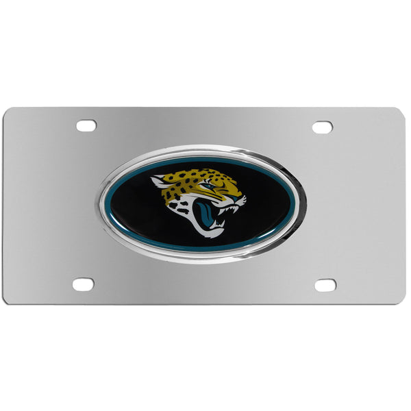 Jacksonville Jaguars Steel License Plate with Domed Emblem Fan Shop HQ