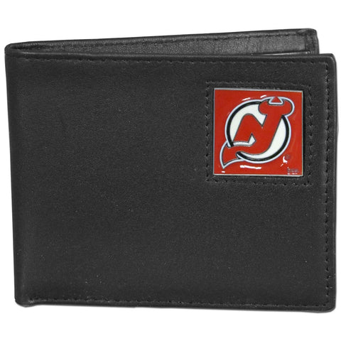New Jersey Devils® Leather Bifold Wallet - Std - Packaged in Gift Box