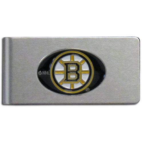 Boston Bruins   Brushed Metal Money Clip 