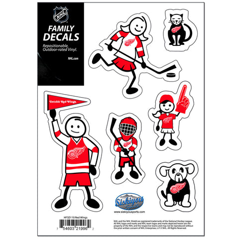 Detroit Red Wings® Family Decal Set - Small