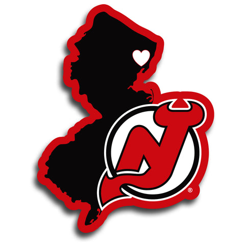 New Jersey Devils® Home State Decal - Repositionable