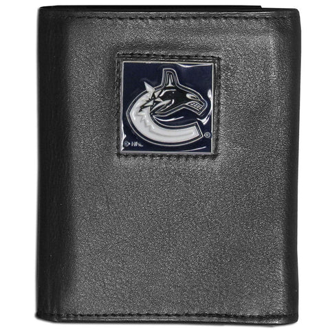 Vancouver Canucks® Leather Trifold Wallet