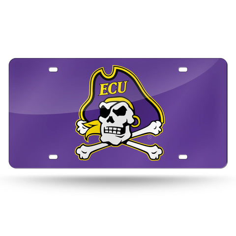 East Carolina Pirates Laser Cut License Tag