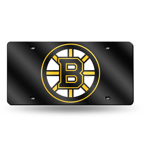 Boston Bruins Laser Cut License Tag