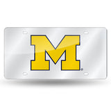 Michigan Wolverines Laser Cut License Tag