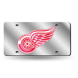 Detroit Red Wings Laser Cut License Tag